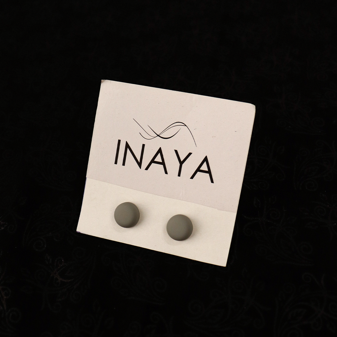 Magnets Round Dark Gray - 2 Pairs
