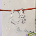 Round Leaf Earrings