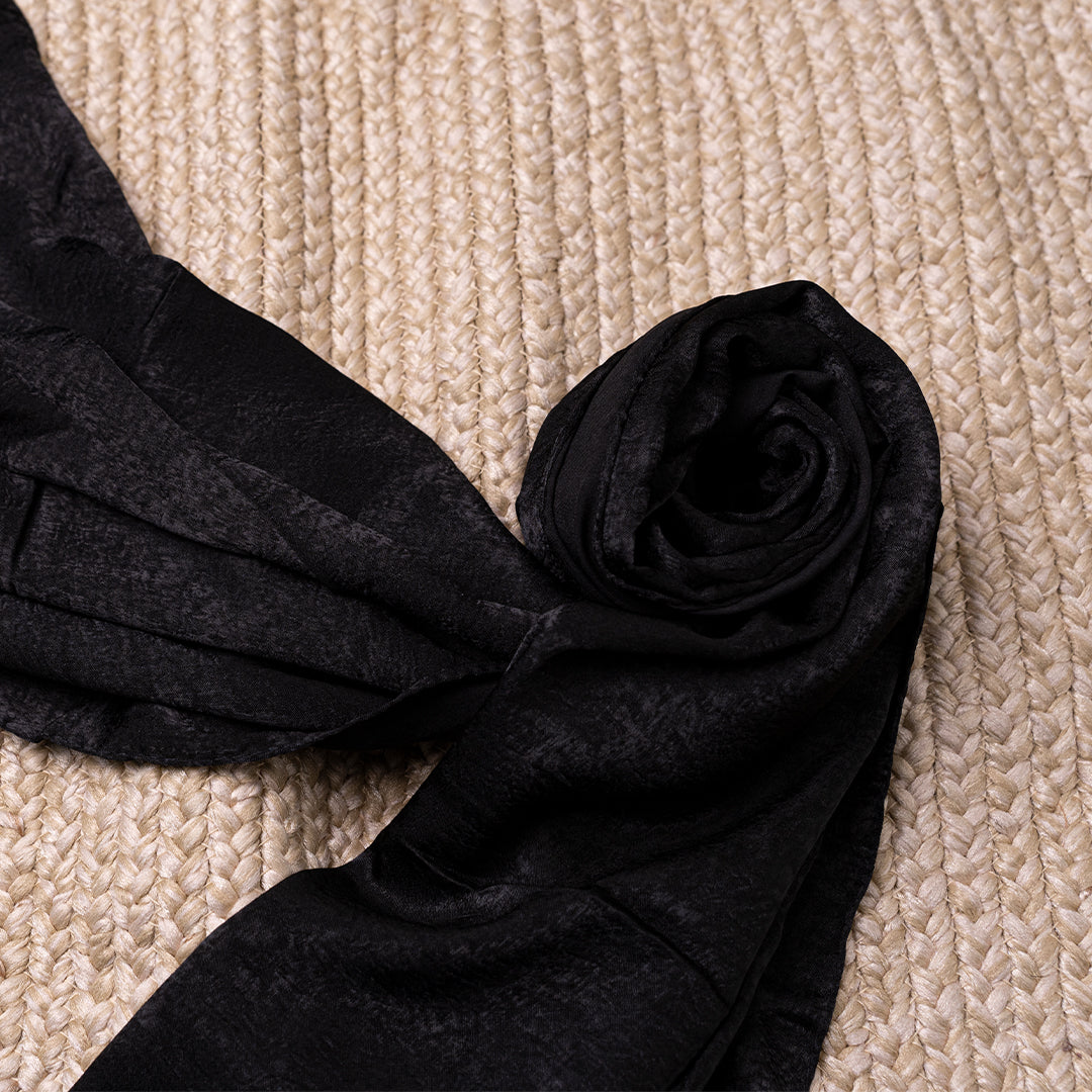 Luxury Velvet Silk Hijab for Women – Premium Formal & Evening Scarf