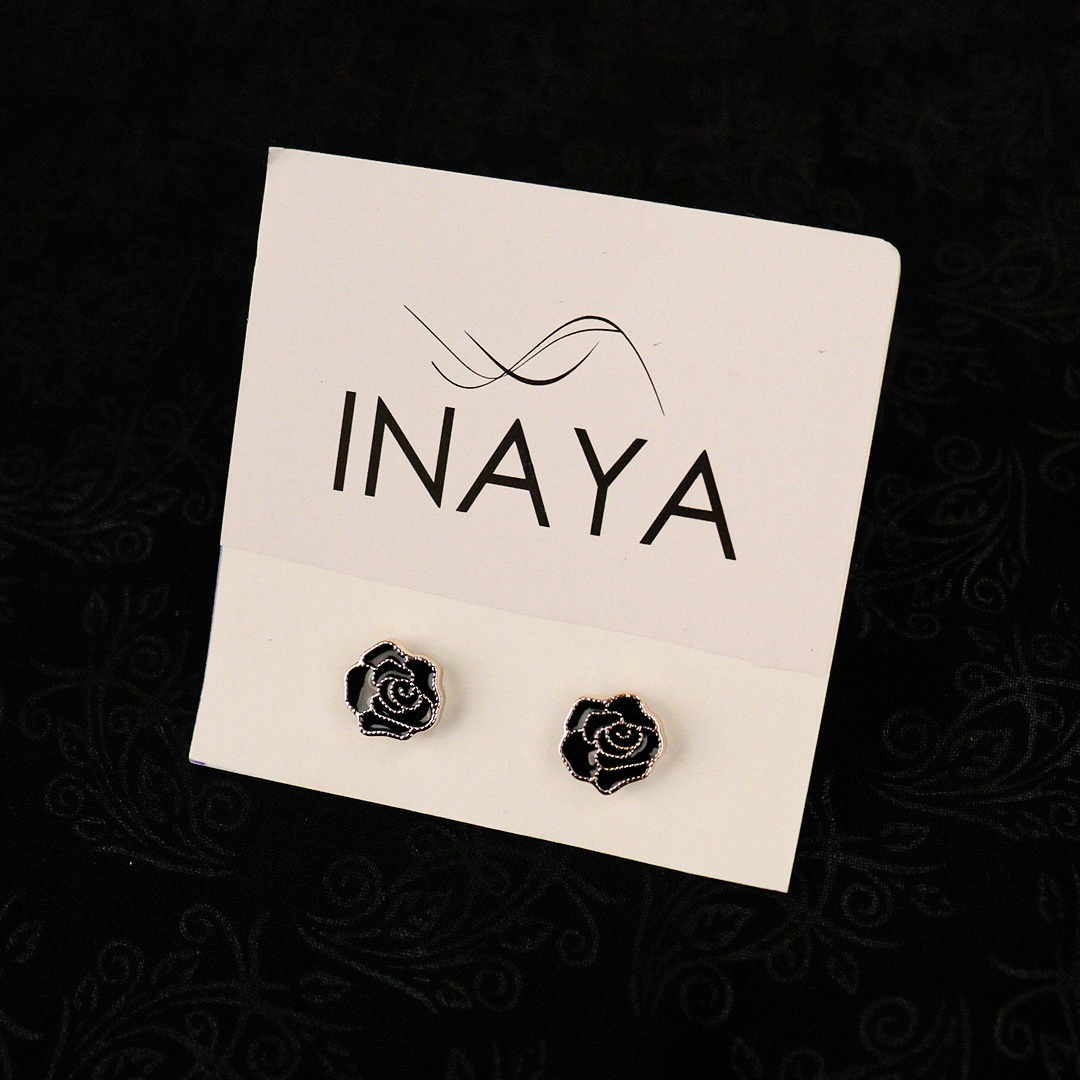 Magnets Flower Black - 2 magnets