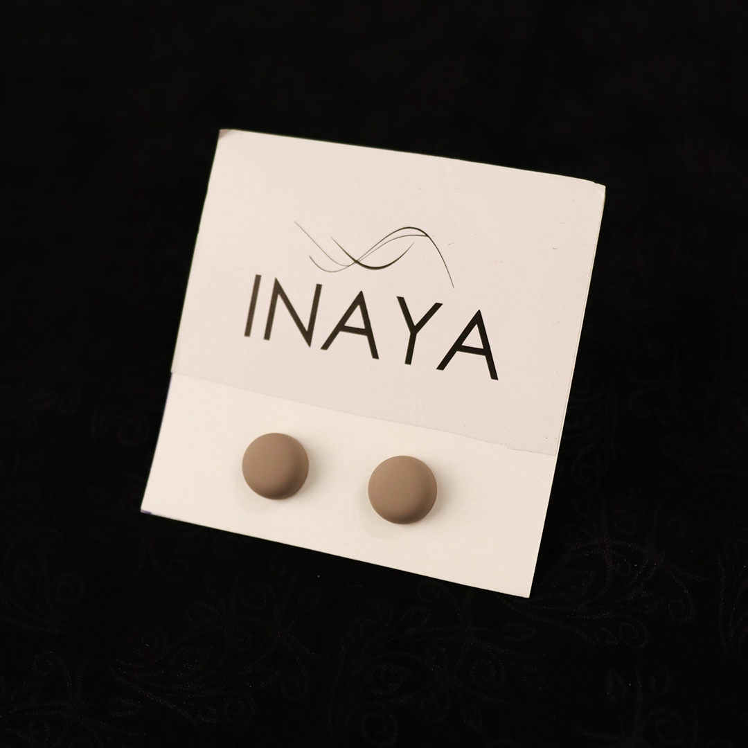 Magnets Round Light Brown - 2 Pairs