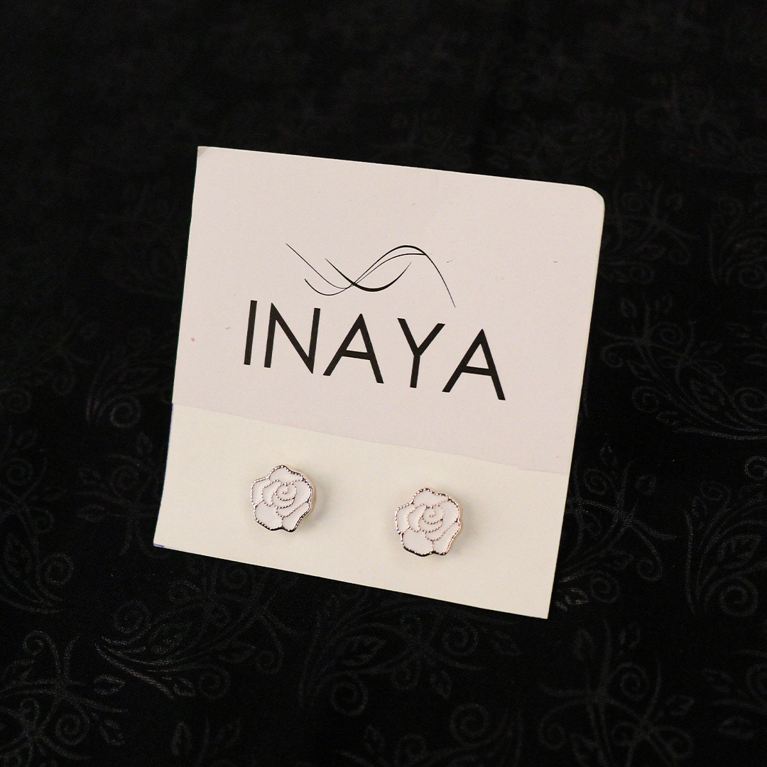 Magnets Flower White - 2 Pairs