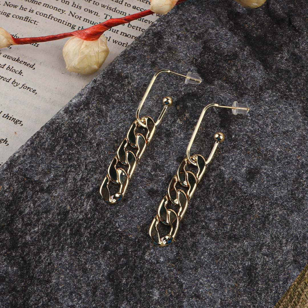 Studd Chain Earrings