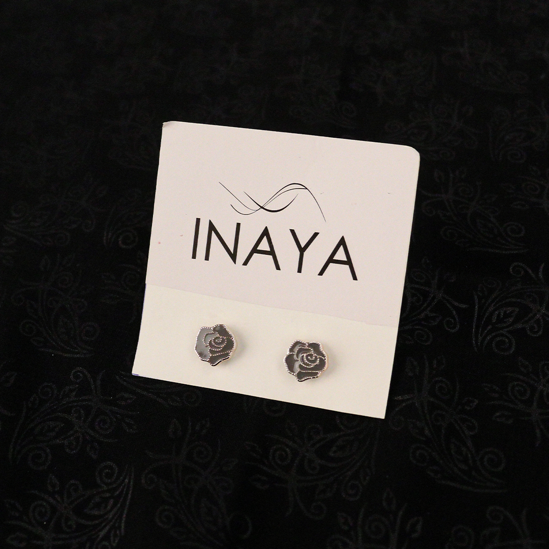 Magnets Flower Gray - 2 Pairs