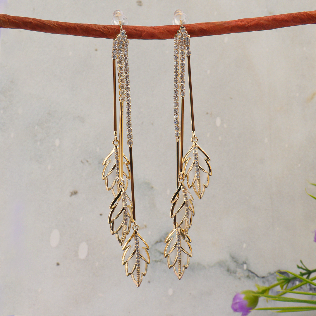 Drop Leaf Earrings