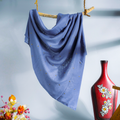 Studded Lawn Aqua Blue Scarf