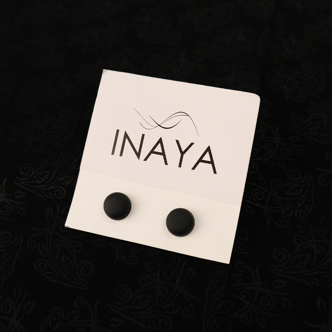 Magnets Round Black - 2 Pairs