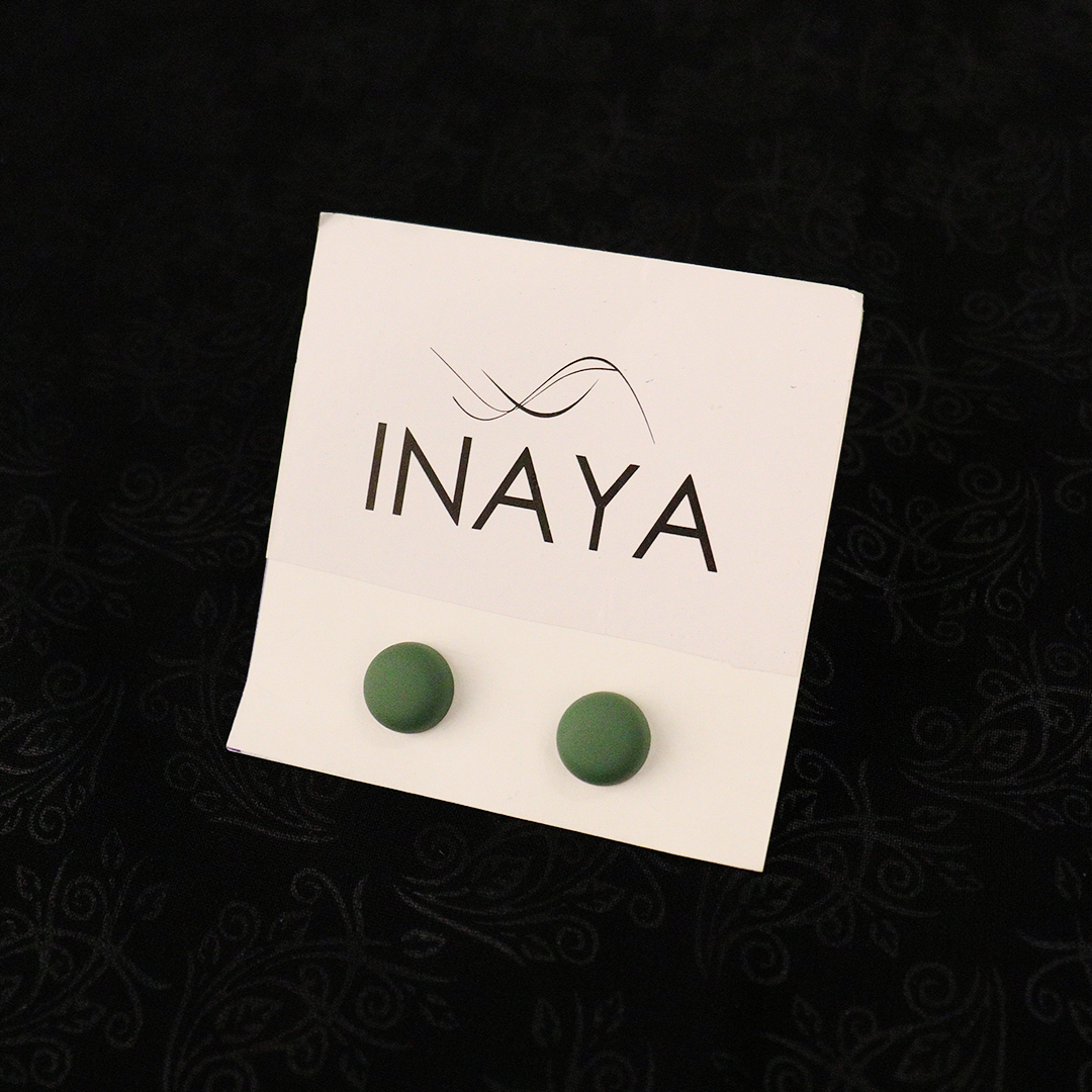 Magnets Round Green - 2 Pairs