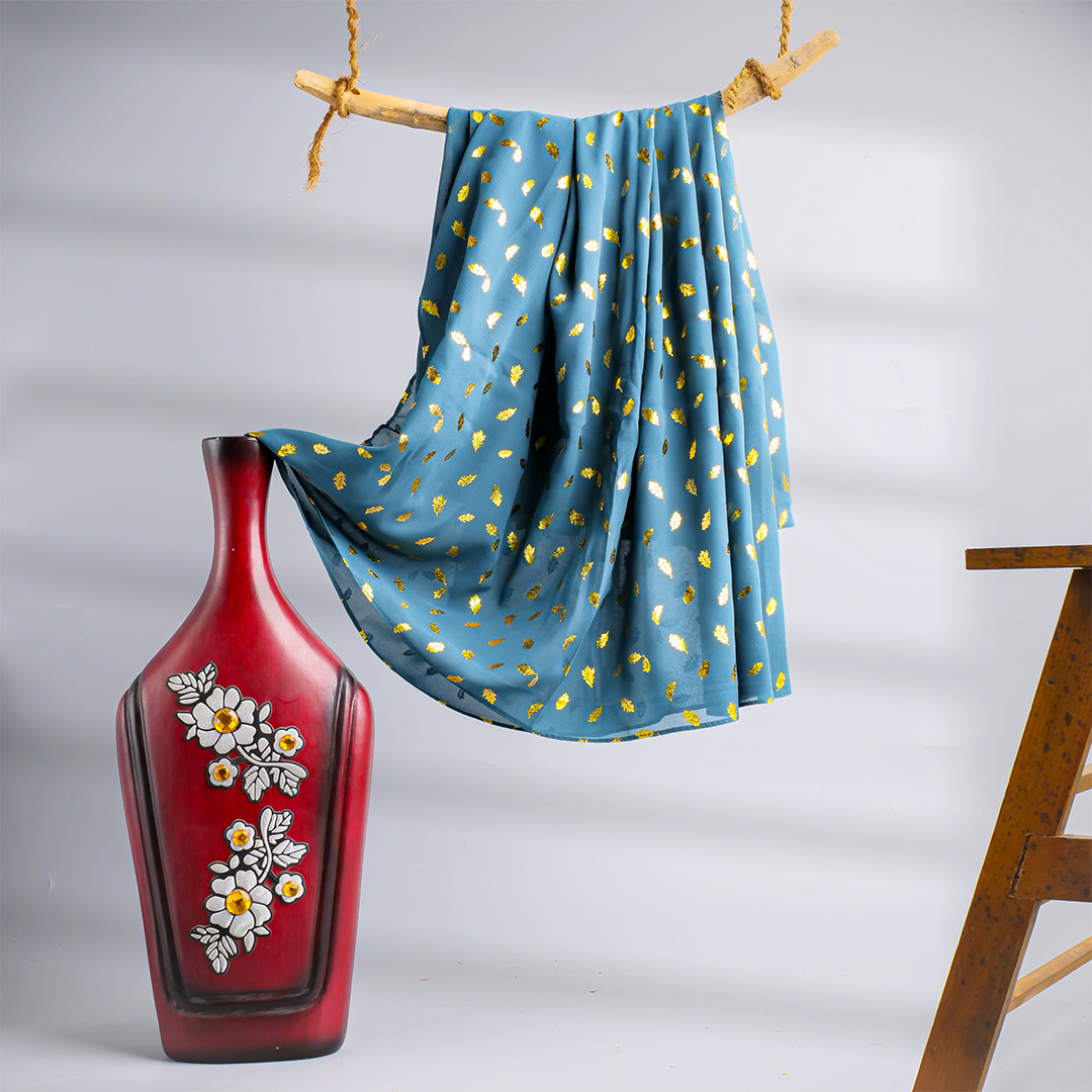 Bloom Sky Blue Scarf