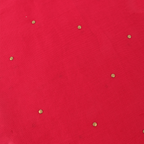 Studded Lawn Red Scarf