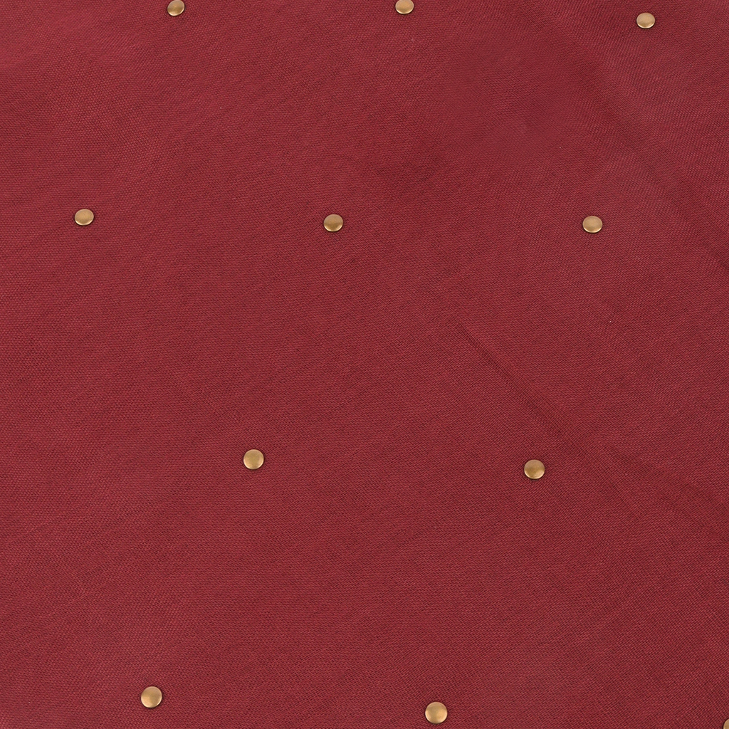 Studded Lawn Burgundy Scarf