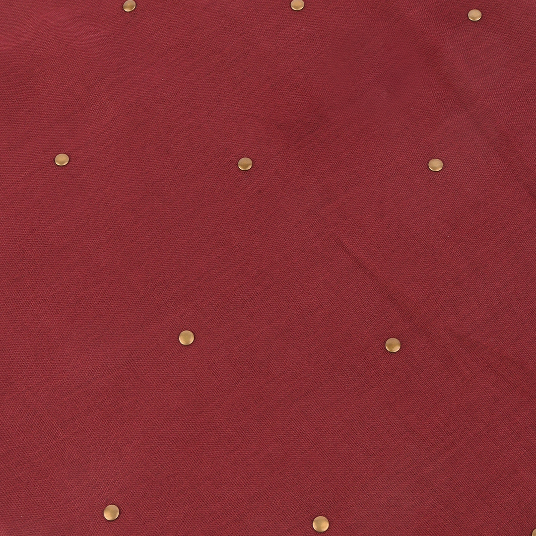 Studded Lawn Burgundy Scarf
