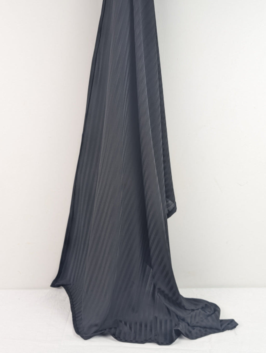 Black Ribbed Jersey Hijab