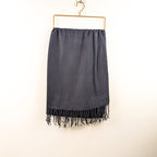 Blue Plain Cashmere hijab