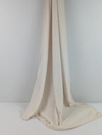 Cream Ribbed Jersey Hijab