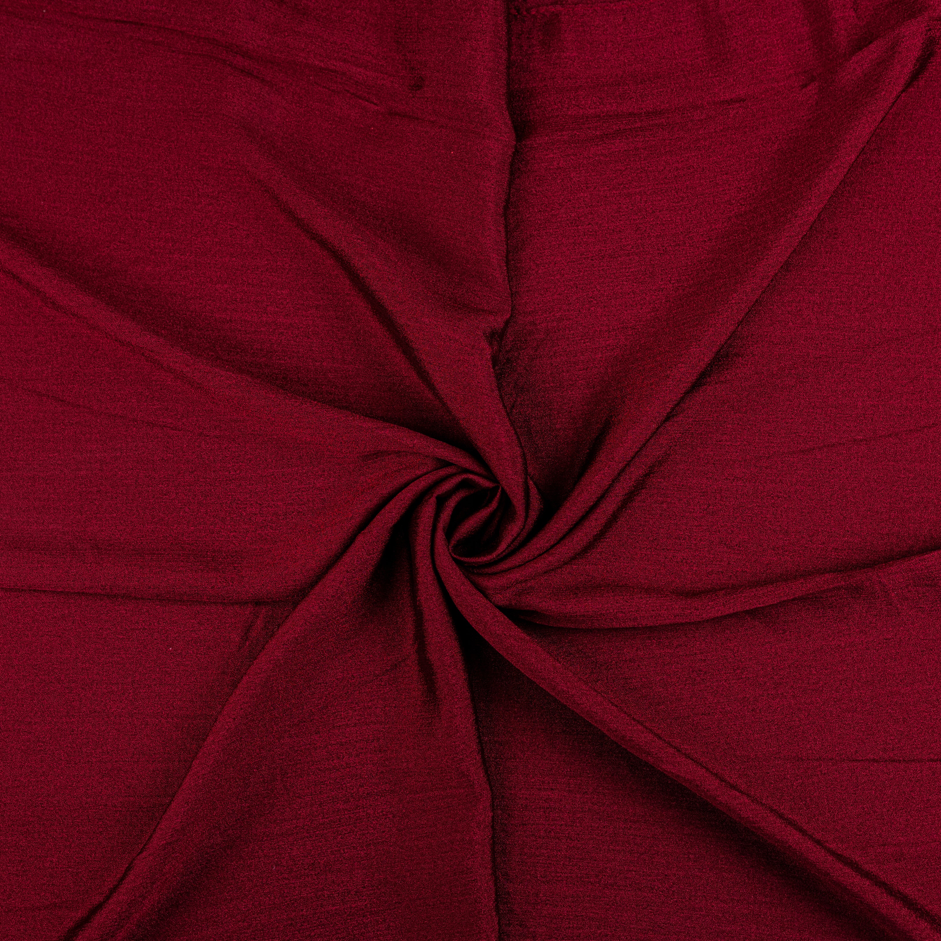 Wine Crinkle Silk Hijab