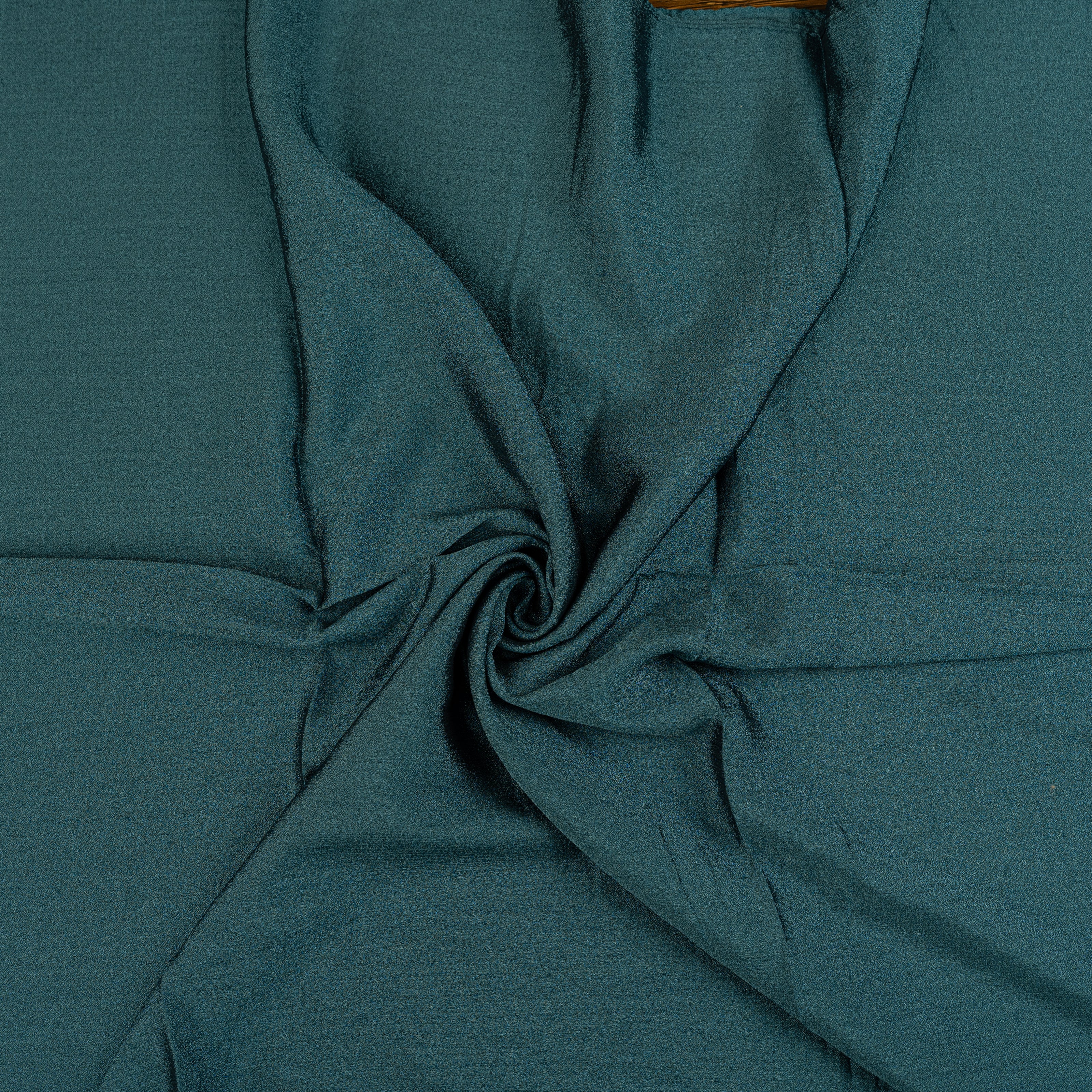 Teal Dusk Crinkle Silk Hijab