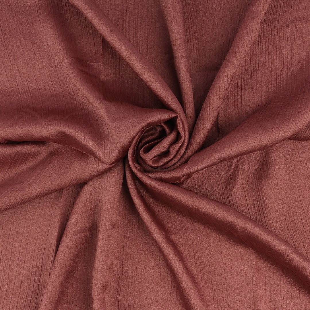 Deep Puce Crinkle Silk Hijab