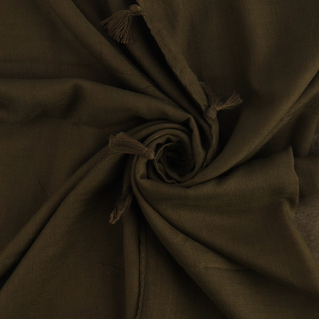 Olive Dust Tassel Lawn Hijab