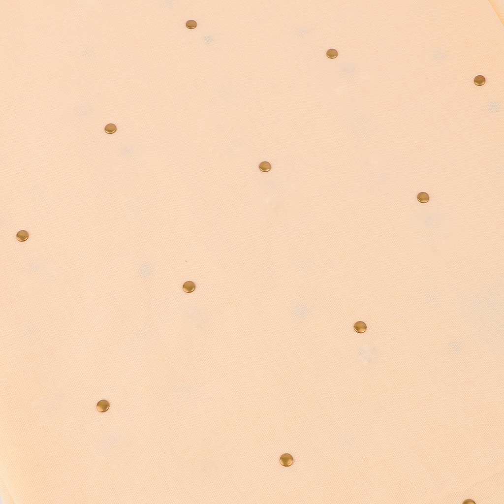Studded Lawn Cream Scarf