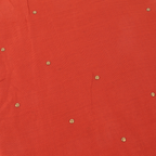Studded lawn Orange Scarf