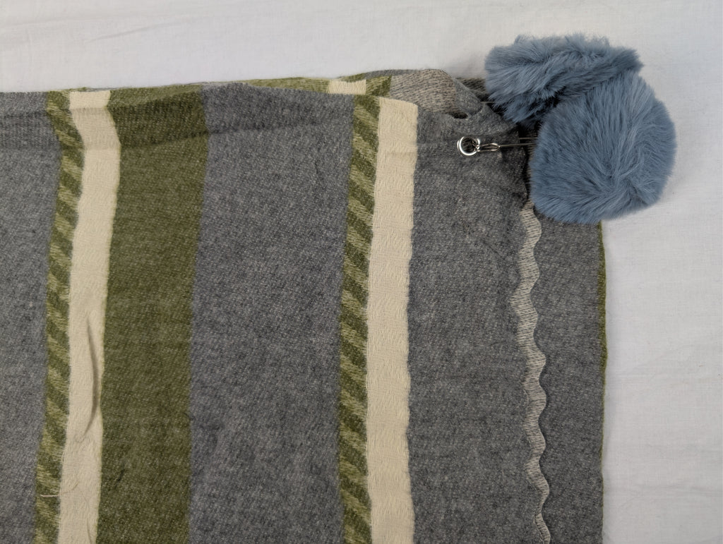 Forest Stone Woolen Cashmere Hijab