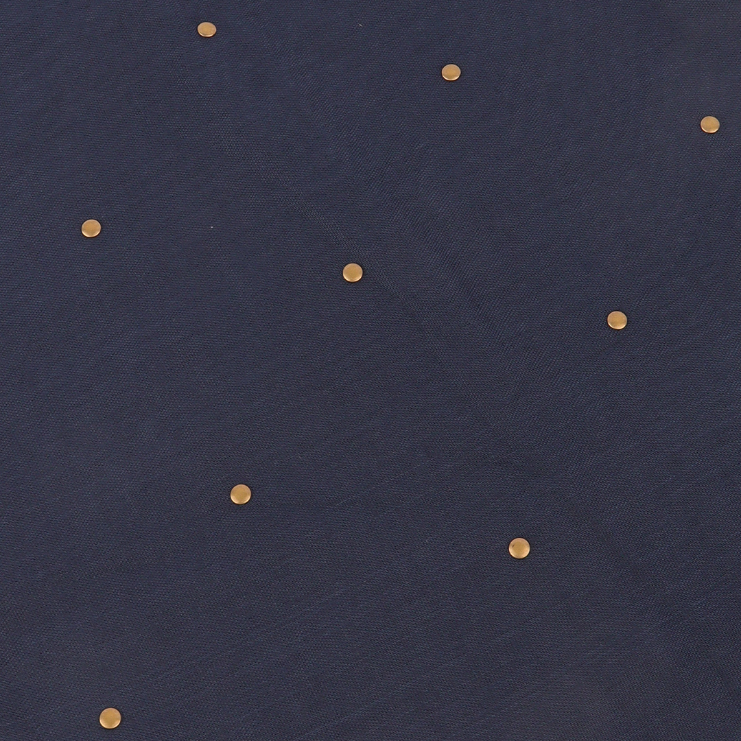 Studded Lawn Navy Blue Scarf