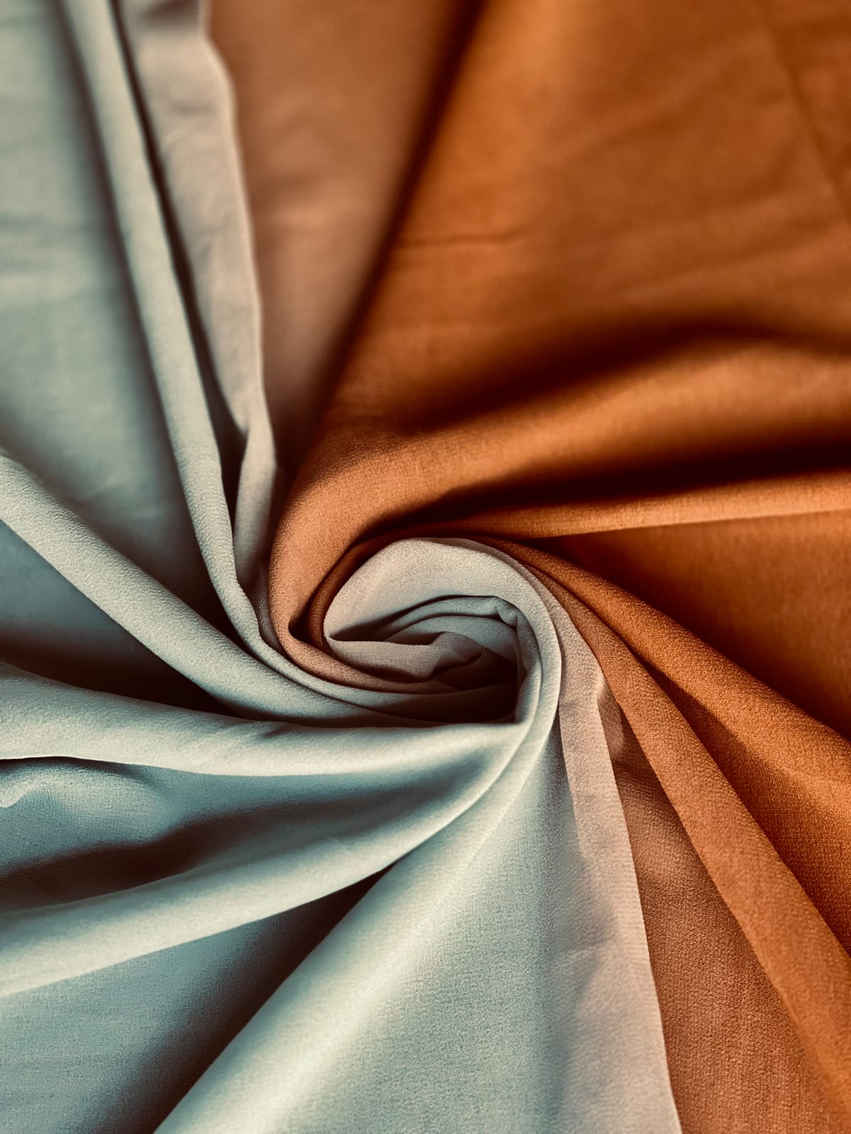 Copper Dew Ombre Georgette