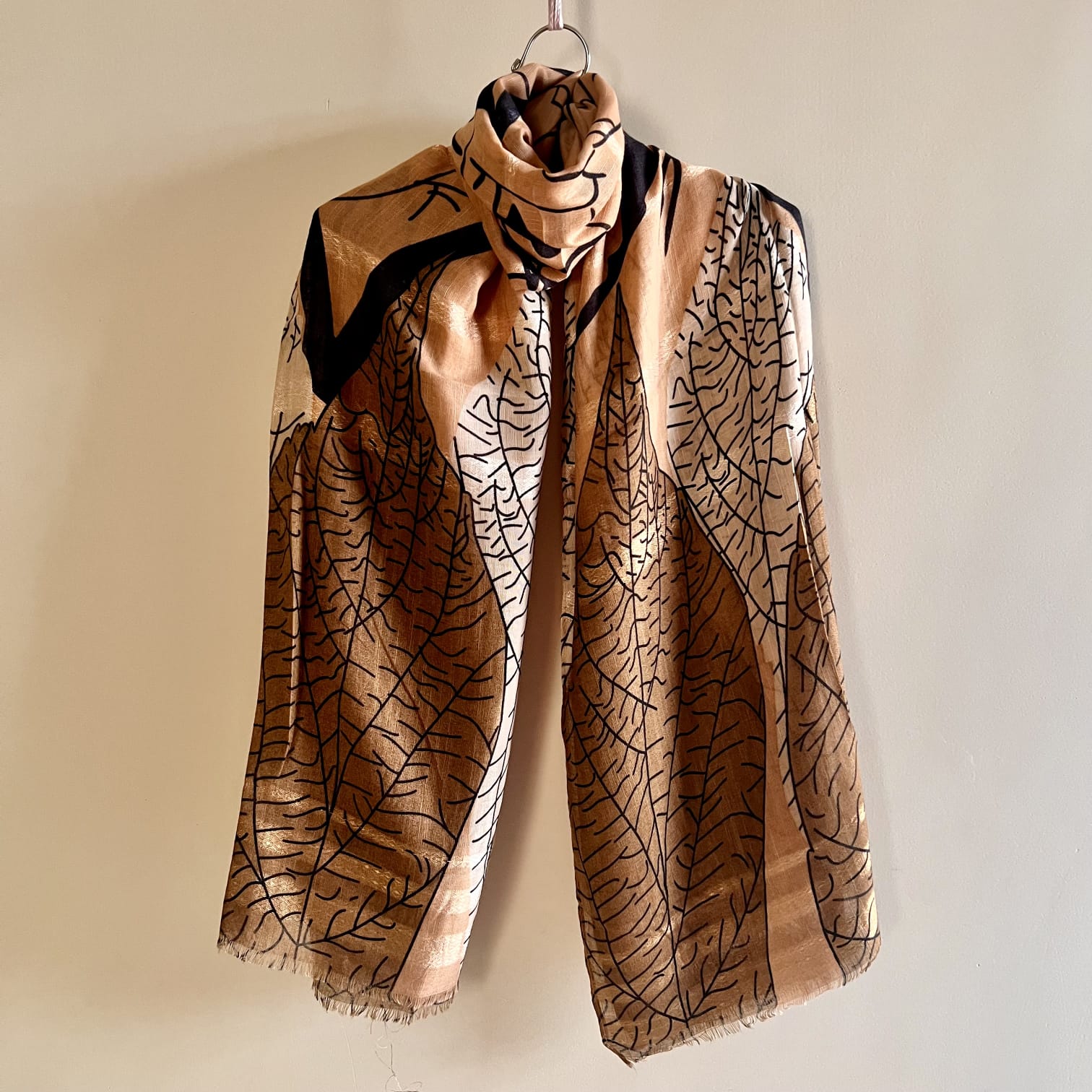 The Leaf Edit (Cocoa Leaf) - Printed Lawn Hijab