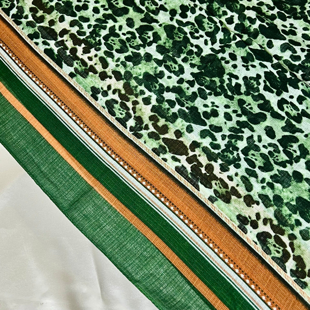 Wild Grace (Green) - Printed Lawn Hijab