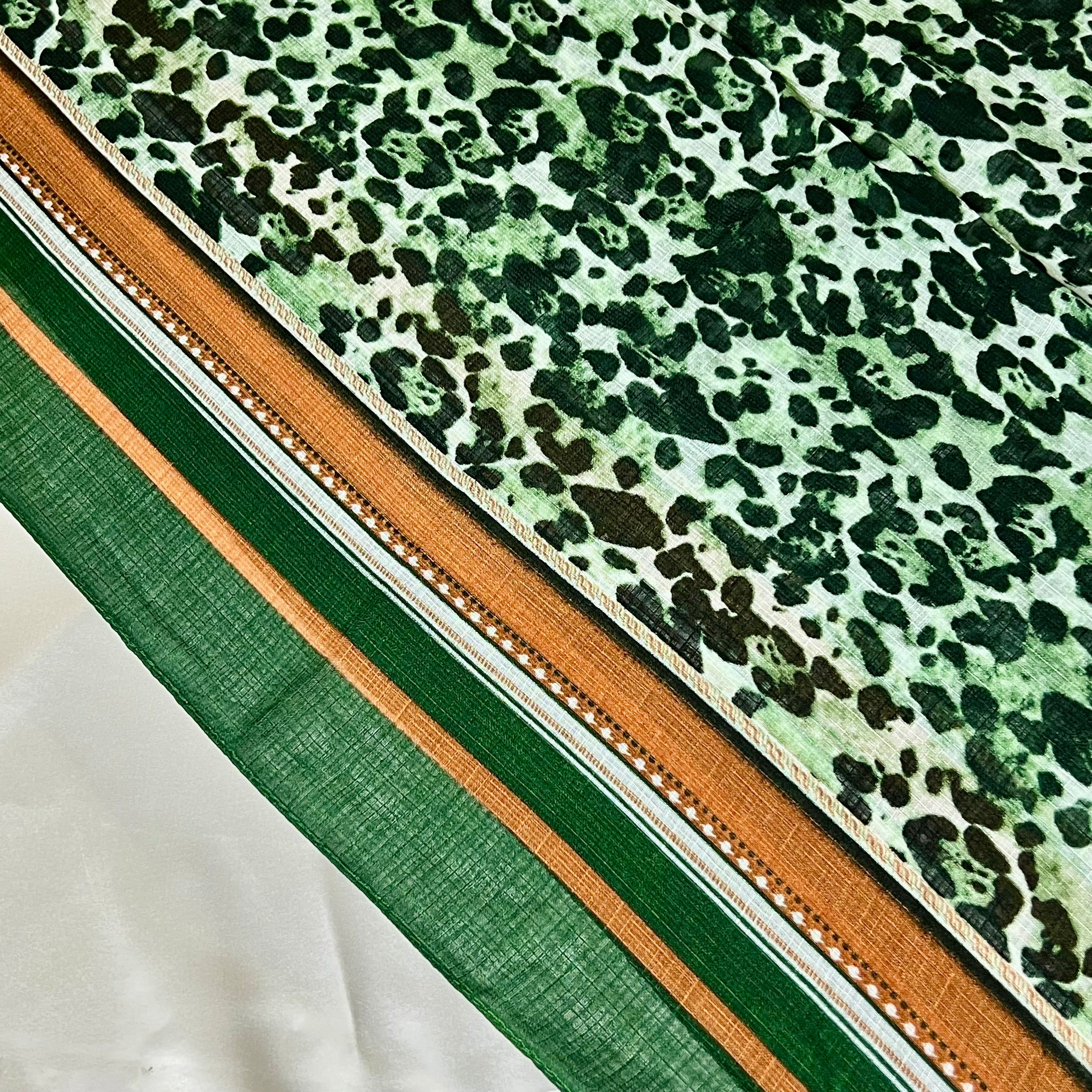 Wild Grace (Green) - Printed Lawn Hijab