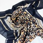 Wild Grace (Black) - Printed Lawn Hijab