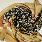 Wild Grace(Camel) - Printed Lawn Hijab