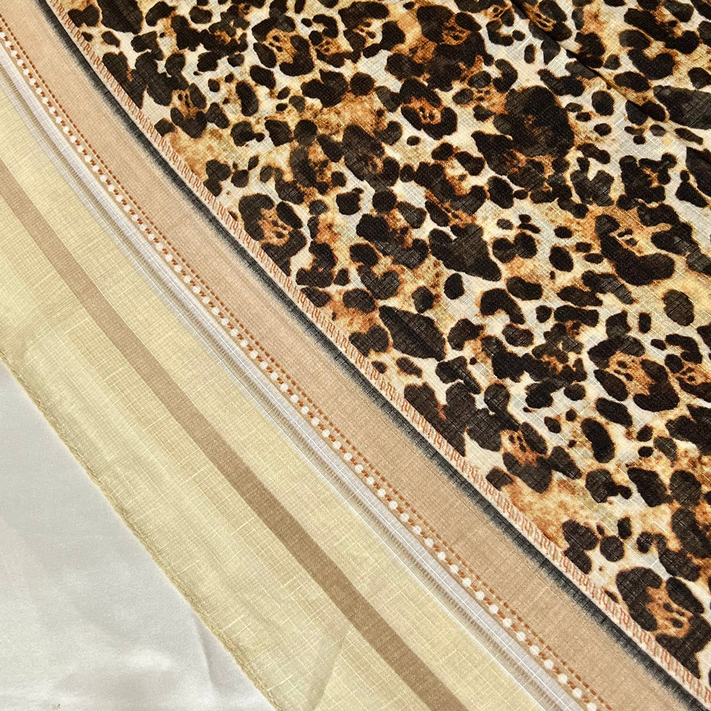 Wild Grace (Cream) - Printed Lawn Hijab