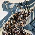 Wild Grace (Grey) - Printed Lawn Hijab