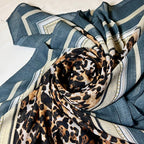 Wild Grace (Grey) - Printed Lawn Hijab