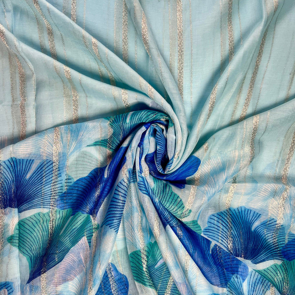Serra Mist (Sky Blue ) – Luxury Printed Lawn