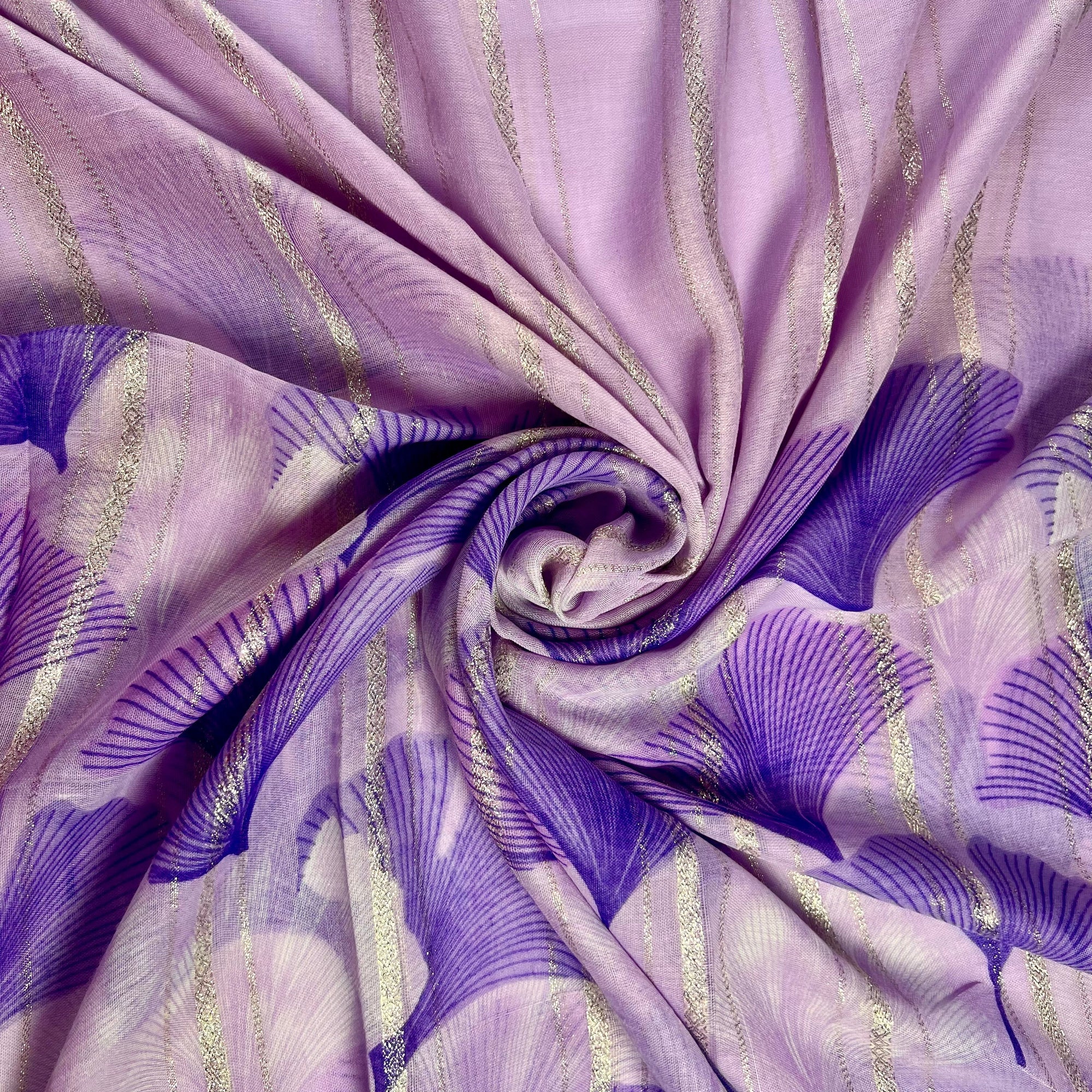 Serra Bloom (Lavender ) – Luxury Printed Lawn