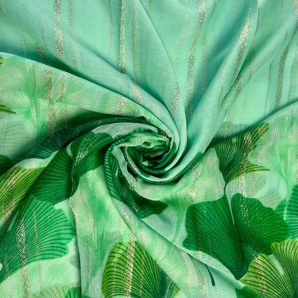 Serra Leaf (Mint Green ) – Luxury Printed Lawn