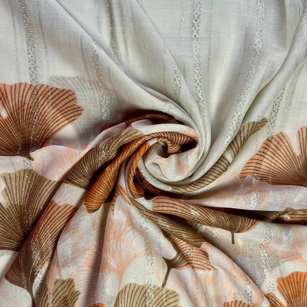 Serra Clay (Warm Brown ) – Luxury Printed Lawn