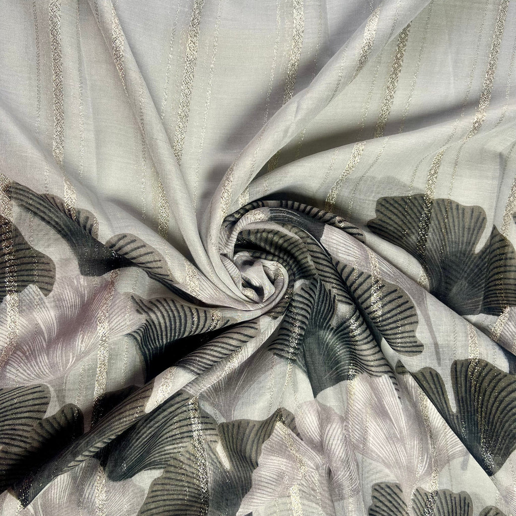 Serra Smoke(Charcoal) – Luxury Printed Lawn