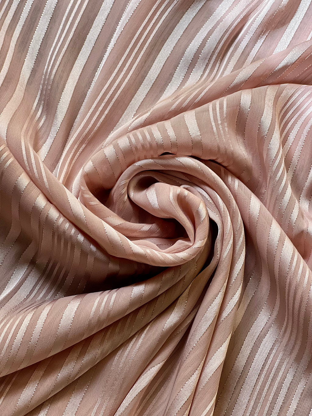 Roselle  - Whisper Stripes Luxury Georgette