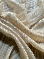 Butternut  - Whisper Stripes Luxury Georgette