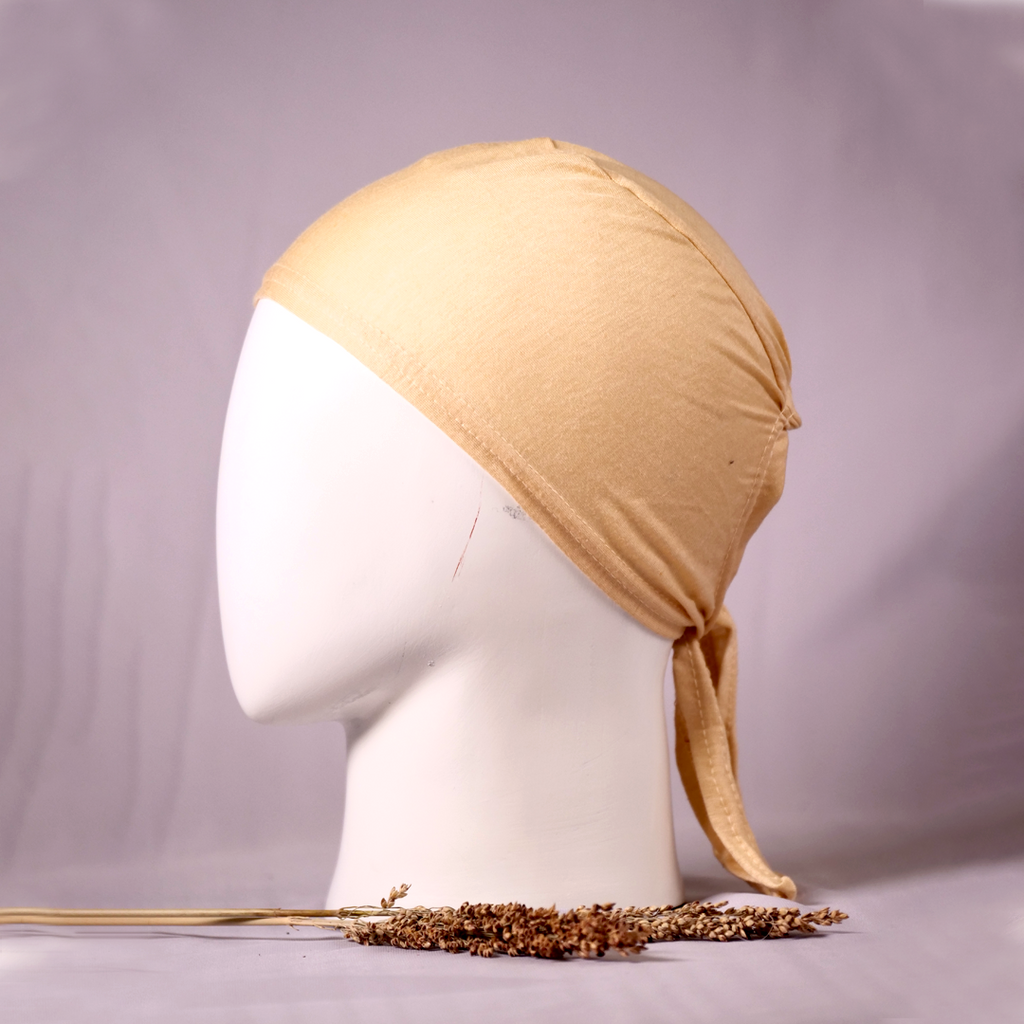 Nude Tie back underscarf