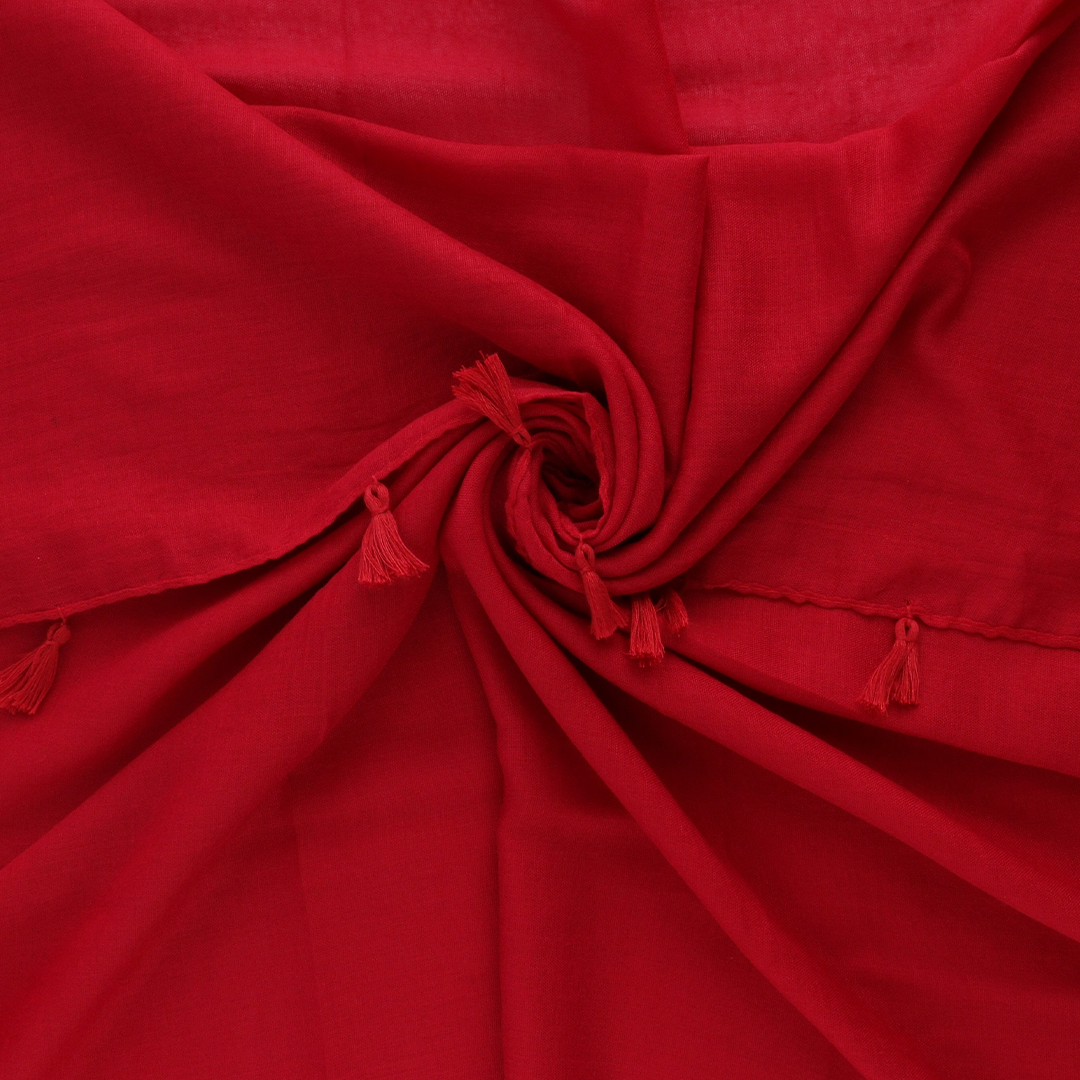 Madder Tassel Lawn Hijab