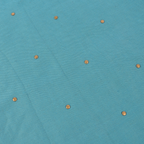 Studded Lawn Aqua Blue Scarf