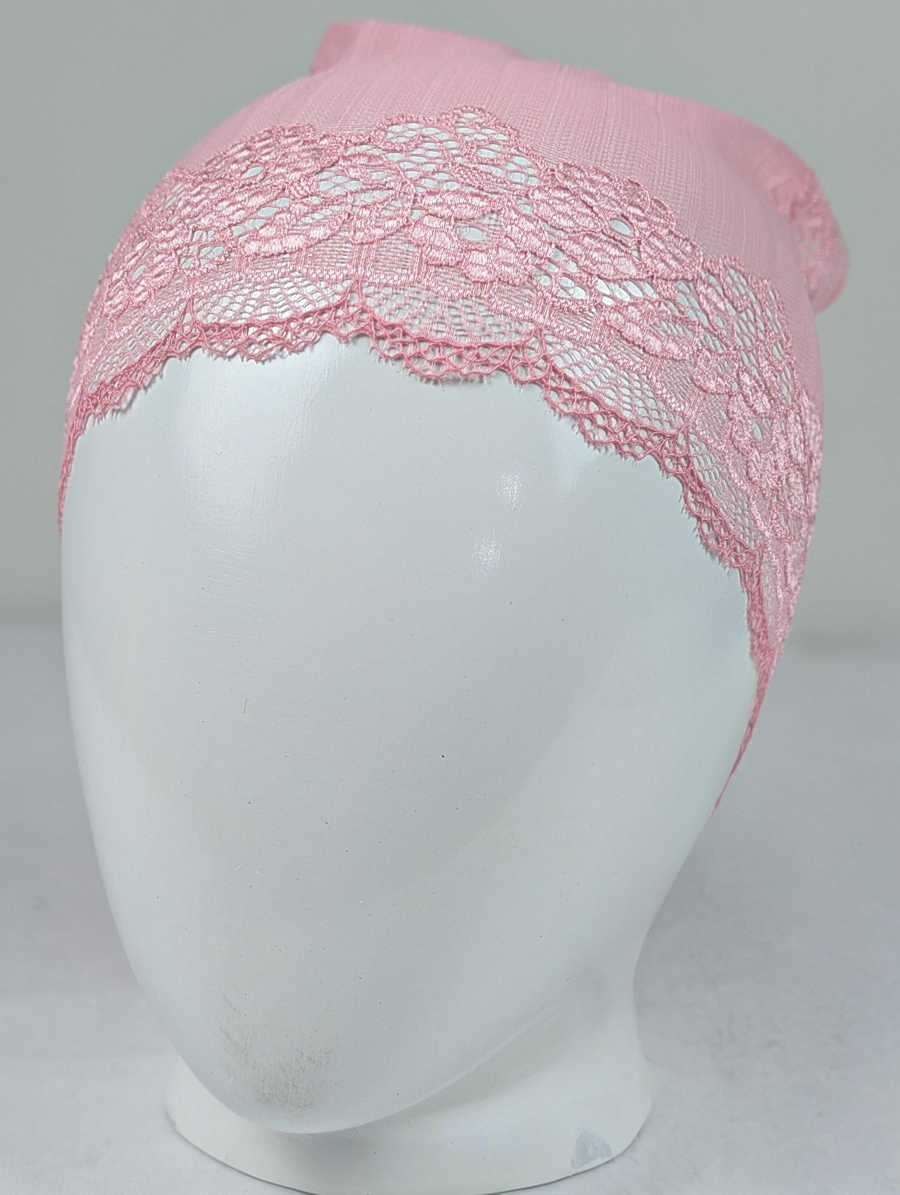 Light Pink Net Tube Cap