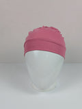 Pink Ruched Tube hijab Cap