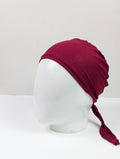 Tie-Back Hijab Cap for Women – Non-Slip Under Scarf in Soft Cotton Jersey (10 Colors)