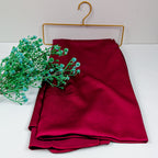 Red Double Shadded Silk Hijab